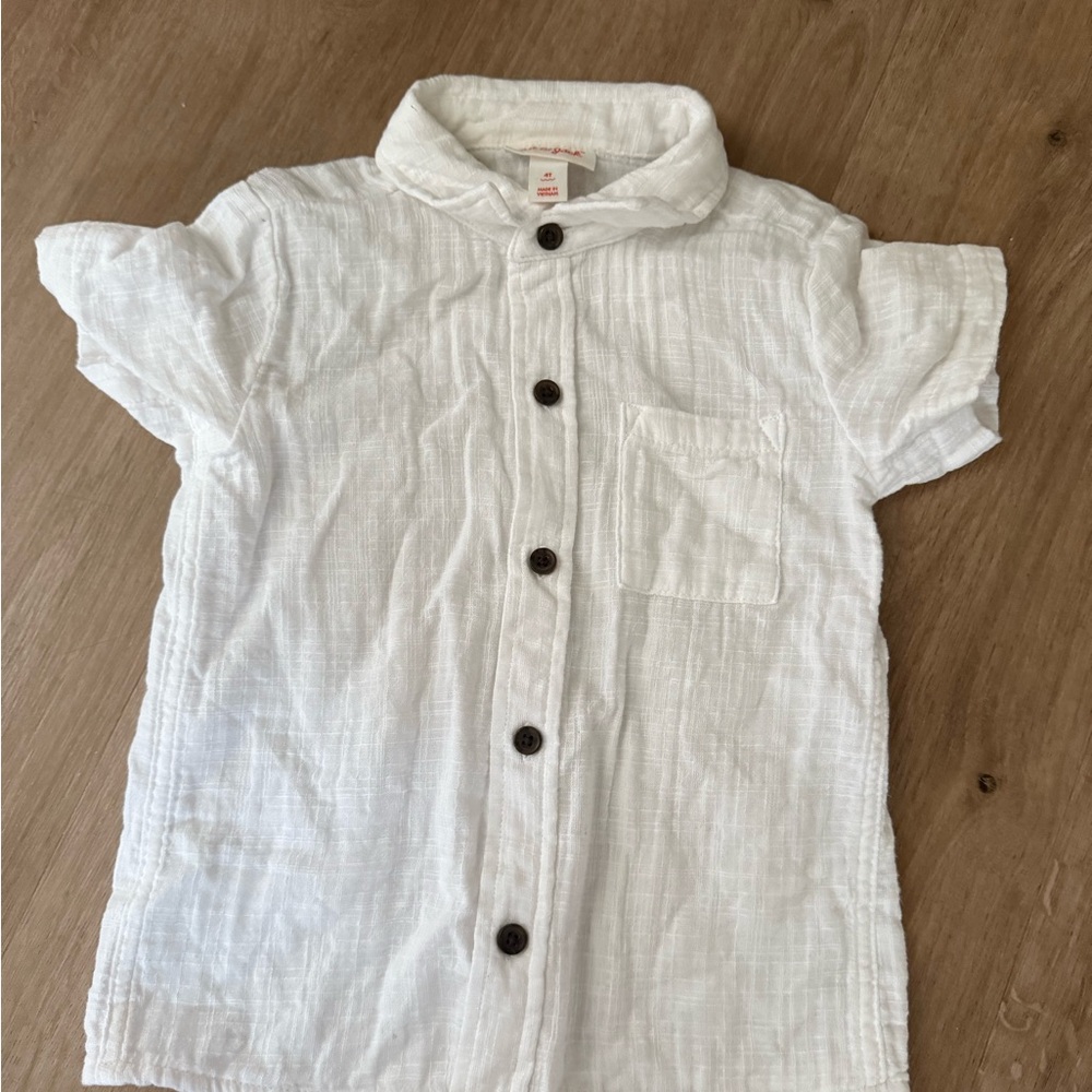 Cat & Jack White Button-Down Shirt for Kids